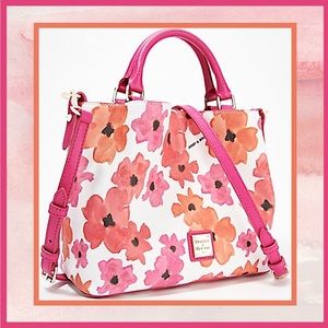 Dooney Coated Cotton Bloom Small Brenna NWT